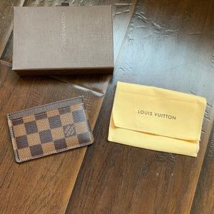 Louis Vuitton small business card holder